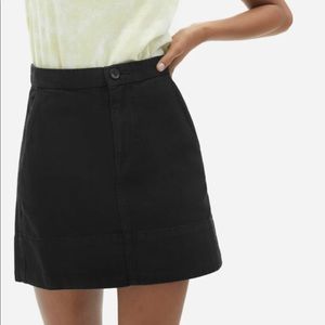 Everlane canvas skirt